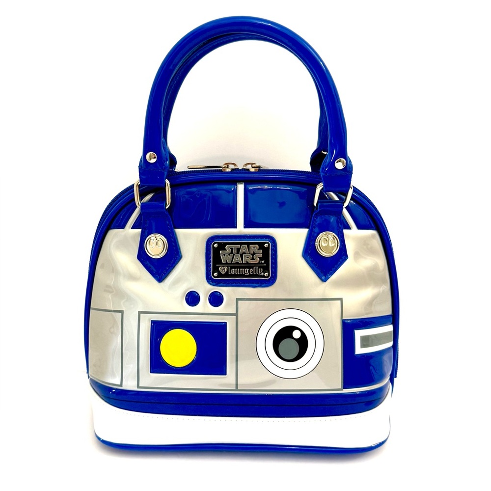 Star Wars Loungefly R2D2 Dome Handbag NWOT by Disney Satchel with Dust Bag